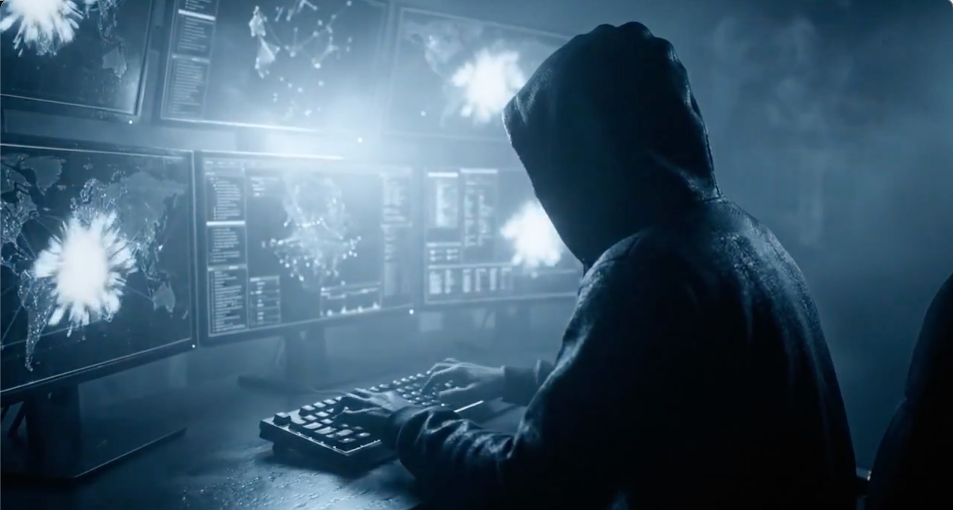 Security operator monitoring threat data
